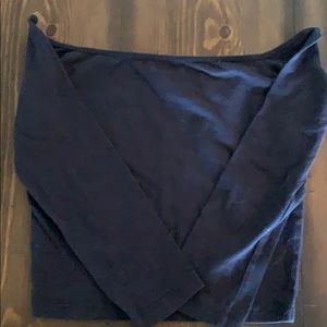 Off the shoulder crop top